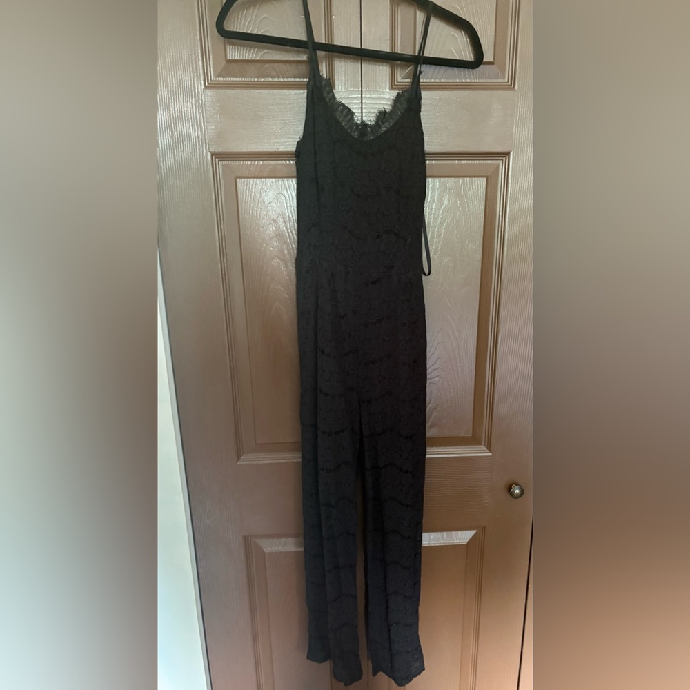 Elegant Black Lace Jumpsuit
